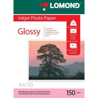 Lomond Photo Inkjet Paper Glossy 150 g/m2 A4, 50 sheets