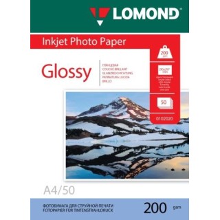 Lomond Photo Inkjet Paper Glossy 200 g/m2 A4, 50 sheets