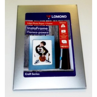 Lomond Photo Inkjet Paper Glossy 200 g/m2 A5, 15 sheets + InstaFrame Silver Window