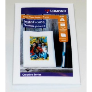 Lomond Photo Inkjet Paper Matte 160 g/m2 10x15, 15 sheets + InstaFrame White Window