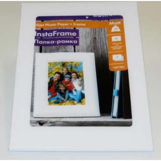 Lomond Photo Inkjet Paper Matte 160 g/m2 A5, 15 sheets + InstaFrame White Window