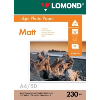 Lomond Photo Inkjet Paper Matte 230 g/m2 A4, 50 sheets