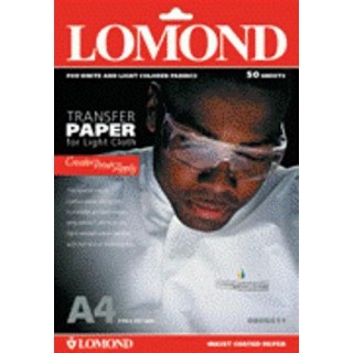 Lomond Thermotransfer Inkjet Paper A4, 10 sheets, for Light Fabrics