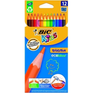 BIC Colored pencils KIDS EVOLUTION 12 colours 8290291