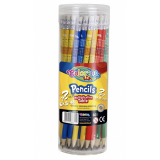 Colorino Kids Pencils with multiplication table