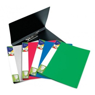 Folder with clip Forpus Premier, A4, plastic, black