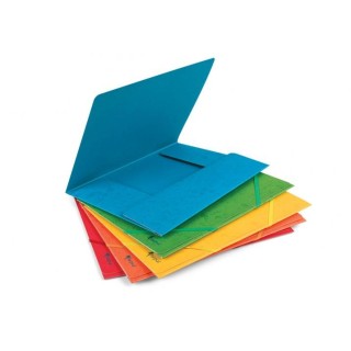 Folder with rubbers Forpus, A4, cardboard, capacity 300 sheets, blue
