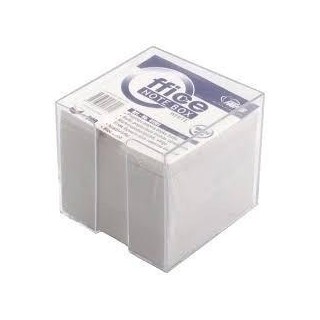 Notes Forpus, 9x9 cm, white, Not glued, with cover (800)  0716-005