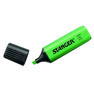 STANGER highlighter, 1-5 mm, green, Box 10 pcs. 180006000