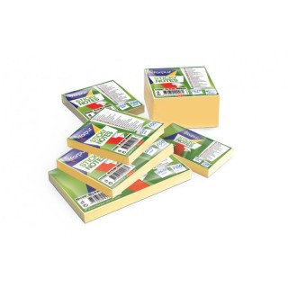 Stiky notes Forpus, 75x75mm, Yellow, cube (1x400)  0717-116