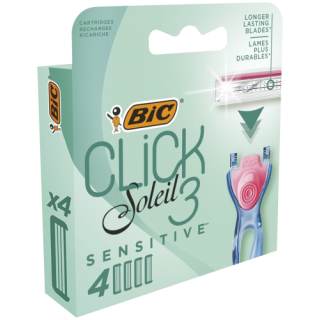 BIC Shaving heads SOLEIL CLICK SENSITIVE (4 pcs)