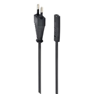 Gembird PC-184/2 Power cable, EU Power plug, 1.8m, Black