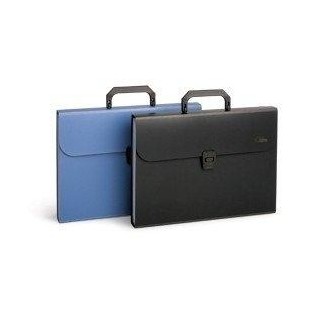 Folder-briefcase, file folder Forpus, A4, blue, 12 + 1 compartments 0822-006
