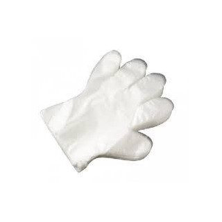 Gloves, PLASTICPACK, polyethylene HDPE, disposable, L size (100 pcs)