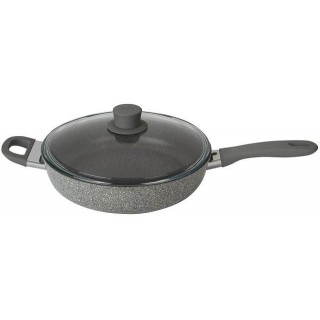 Frying pan BALLARINI Murano sauté with 2 handles and a lid granite 28 cm 75002-933-0