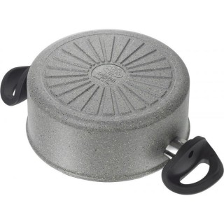 Pot BALLARINI Ferrara with 2 handles and lid Granite 24 CM FERG25D.24D