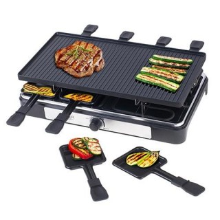 Adler | AD 6616 | Raclette - electric grill | Table | 1400 W | Black/Stainless steel