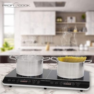 PROFI COOK PC-DKI 1067 induction cooker, 3500W, 2 cooking zones, black