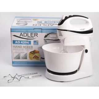 Adler AD 4206 Stand mixer Black,White 300 W