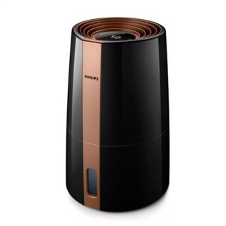 Philips | HU3918/10 | Humidifier | 25 W | Water tank capacity 3 L | Suitable for rooms up to 45 m2 | NanoCloud evaporation | Humidification capacity 300 ml/hr | Black