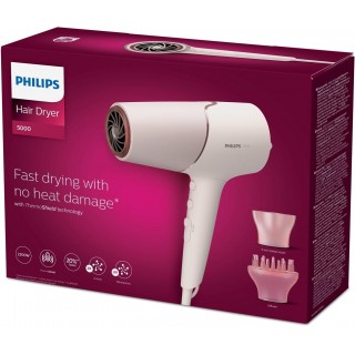 Philips 5000 series BHD530/00 hair dryer 2300 W Pink, White