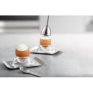 GEFU 12355 egg separator Stainless steel, Transparent Plastic, Stainless steel