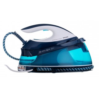 Philips GC7844/20 steam ironing station 1.5 L SteamGlide soleplate Aqua colour, White