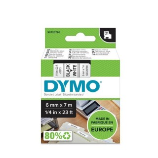 DYMO D1 Standard - Black on White - 6mm