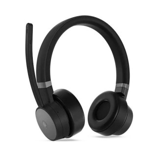 Lenovo Go Wireless ANC Headset Wired & Wireless Head-band Office/Call center USB Type-C Bluetooth Charging stand Black