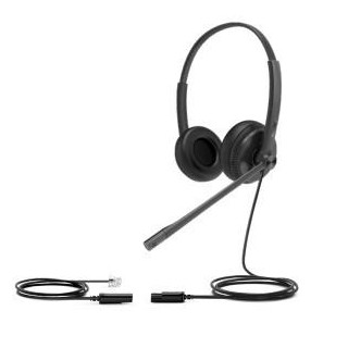 Yealink YHS34 Lite Headset Wired Head-band Calls/Music Black
