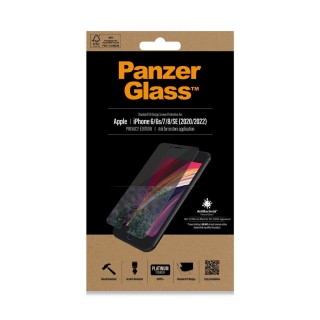 PanzerGlass ® Privacy Screen Protector Apple iPhone SE (2020/2022) | 8 | 7 | 6 | 6s | Standard Fit