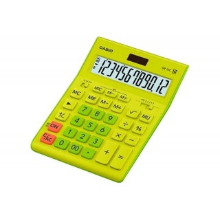 CASIO CALCULATOR OFFICE GR-12C-GN LIME GREEN 12 DIGITS DISPLAY