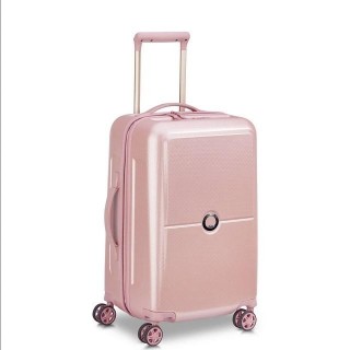 DELSEY SUITCASE TURENNE 55CM 4 DOUBLE WHEELS TROLLEY CASE PEONIA
