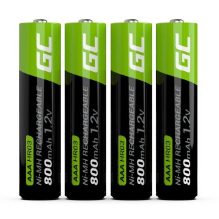 Green Cell GR04 household battery Rechargeable battery AAA Nickel-Metal Hydride (NiMH)