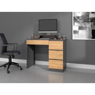 Desk MIJAS RIGHT 98x51x76 cm Anthracite/Artisan