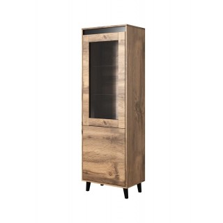 Cabinet NORD 60x38x182.5 cm oak wotan/anthracite