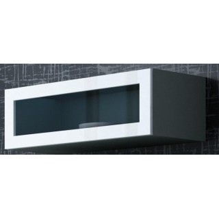Cama Cabinet VIGO "90" glass 90/35/32 grey/white gloss