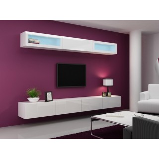 Cama Living room cabinet set VIGO 11 white/white gloss