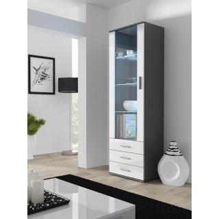 Cama display cabinet SOHO S1 grey/white gloss