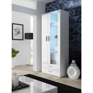 Cama display cabinet SOHO S6 2D2S white/white gloss