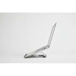 POUT EYES3 ANGLE - Aluminum portable laptop stand, grey