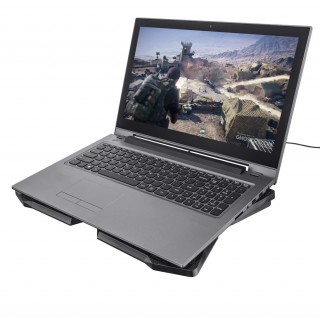 Trust GXT 278 laptop cooling pad 43.9 cm (17.3") Black