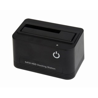 Gembird HD32-U2S-5 docking station for 2.5 "and 3.5" hard drives USB 2.0 Type-A Black