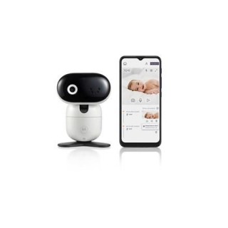 Motorola | L | Remote pan, tilt and zoom; Two-way talk; Secure and private connection; 24-hour event monitoring  and streaming; Wi-Fi connectivity for in-home and on-the-go viewing; Room temperature monitoring; Infrared night vision; High sensitivity micr