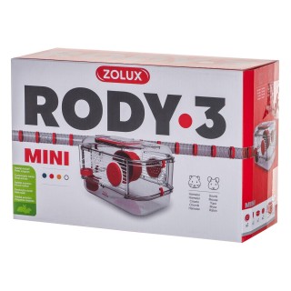 ZOLUX Rody 3 Mini Cage - red
