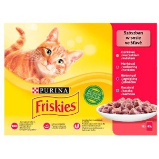 Friskies Mix meat - wet cat food - 12 x 85 g