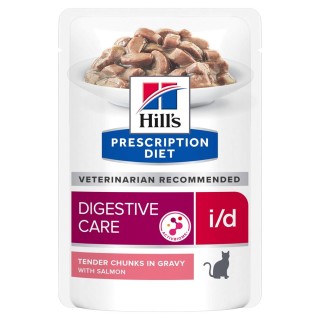 HILL"S Prescription Diet Digestive Care i/d Feline with salmon - wet cat food - 85g