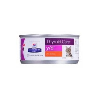 HILL'S PRESCRIPTION DIET Thyroid Care Feline y/d Wet cat food Chicken 156 g