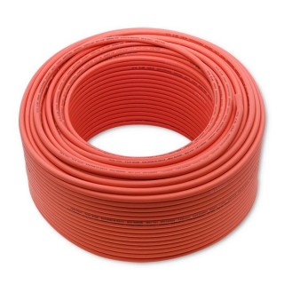 Qoltec 53852 Photovoltaic solar cable | 6mm² | 100m | red
