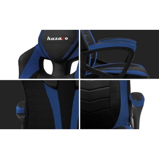 Huzaro FORCE 2.5 BLUE MESH Gaming armchair Mesh seat Black, Blue